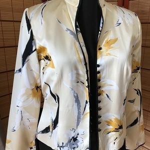 Chinese style silk top